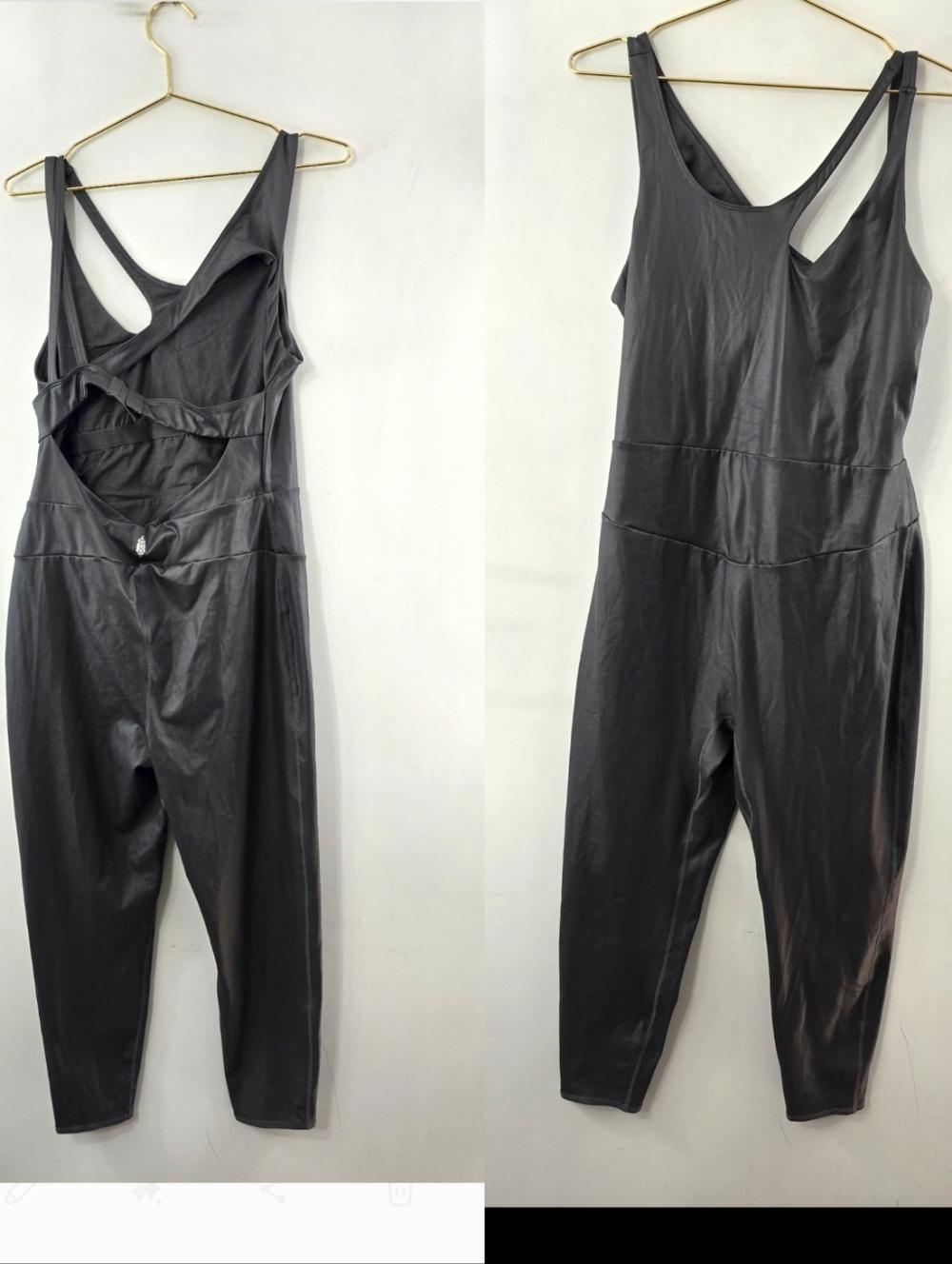 We The Intimately Free People Movement In My Orbit Metallic Asymmetric Jumpsuit - Picture 3 of 15
